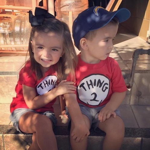 Thing Two 2 Twins Top T-Shirt Costume