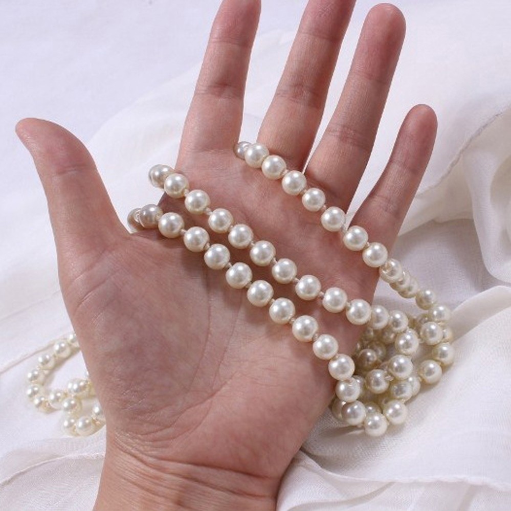 1920s 20s Long Necklace Gatsby Flapper Costume Jewellery