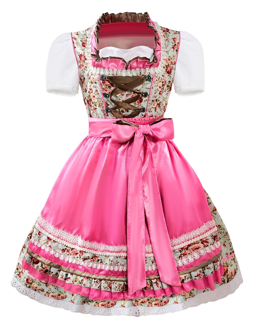 Ladies Oktoberfest Beer Maid German Dirndl Costume