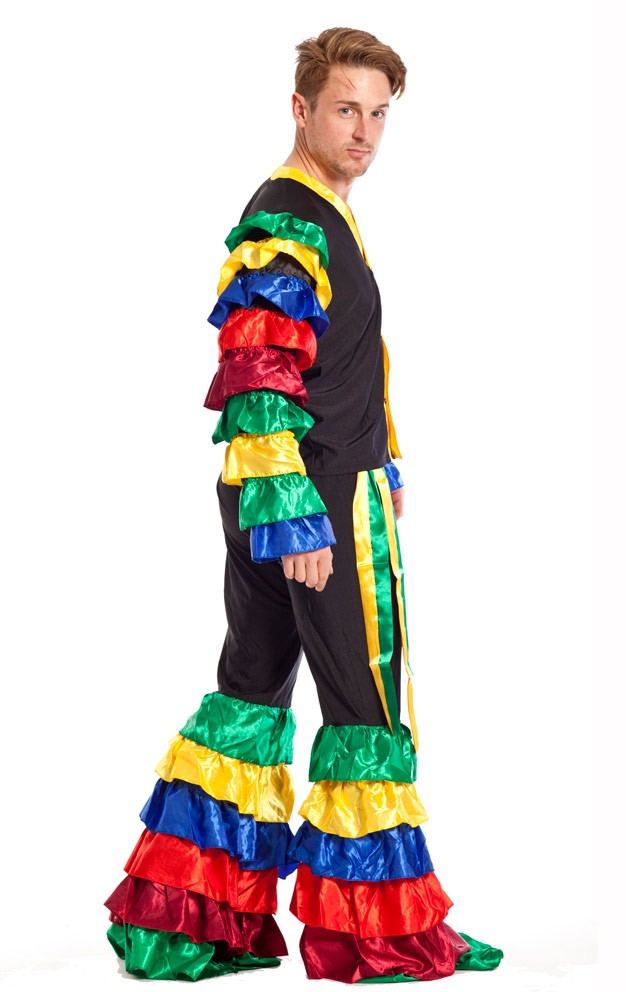 Adult Mens Rumba Spanish Latin Carnival Fancy Dress Costume 
