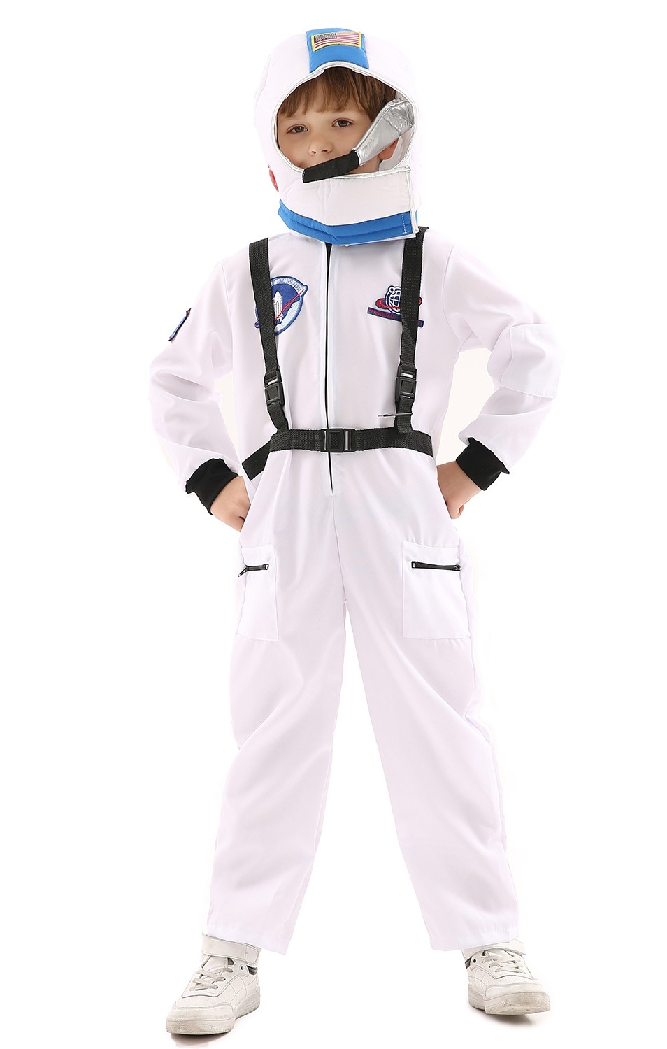 Child Astronaut Space NASA White Costume