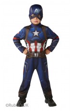 Child Captain America Age Of Ultron Avengers Boys Fancy Costume Box Set