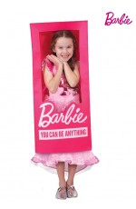 Kids Barbie Lifesize Doll Box  Costume