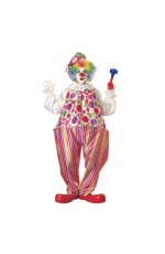 Adult Unisex Snazzy Clown Funny Circus Actor Halloween Birthday Party Outfit Costume