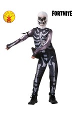 Boys Tween Fortnite Skull Trooper Skeleton Computer Costume