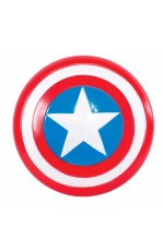 Captain America Costumes - Captain America Shield 30cm 12" Fancy Dress Superhero Boys Licensed Costume Accessory