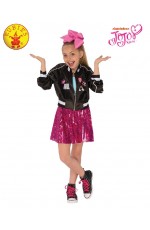 Kids Jojo Siwa Bomber Jacket Girls Celebrity Music Diva Costumes