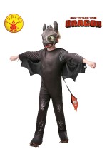 How to Train Your Dragon 3 Toothless Night Fury Child Boy Costume