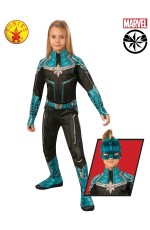 Classic Captain Marvel Knee Suit Hero Avengers End Game Carol Danvers Cosplay Suit