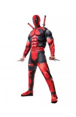 Marvel Adults Deluxe Deadpool Muscle Costume