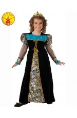 Girls Camelot Princess Kids Medieval Child Halloween Dress Party Outfit Costume