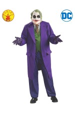 Delux Mens Batman Dark Knight The Joker Grand Heritage Collection Fancy Costume