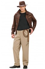 Indiana Jones Mens Costume Wild West Gents Outfit