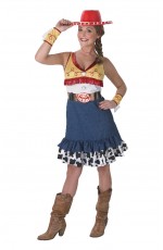 Adult Sassy Jessie Cowgirl Toy Story Costume Adult Halloween Fancy Dress Disney Outfit
