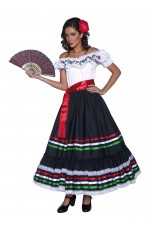 Ladies Authentic Western Senorita Traditional Costume
