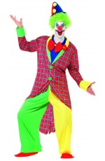 Mens La Circus Deluxe Clown Costume