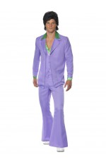 Mens 70s Lavender Saturday Night Fever Suit
