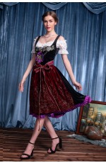 Ladies Oktoberfest Beer Maid Wench German Bavarian Heidi Fancy Dress Costume