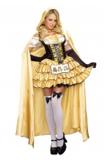 Ladies Goldilocks Fairy Tale Storybook 3 Bears Dress Up Costume