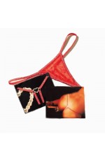 Red G string Costume Accessory 