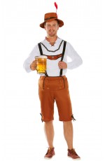 Mens German Beer Oktoberfest Halloween Fancy Dress Costume