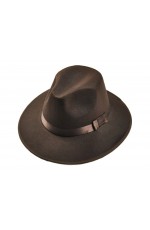 Brown Oktoberfest Cowboy Gangster Hat