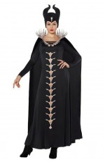 Ladies Maleficent Costume with Headpiece
