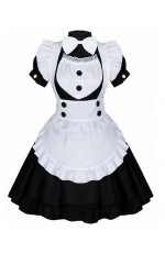 Japanese Anime Lolita Maid Dress Girls Costume