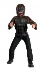 Kids Gorilla King Kong Animal Costume