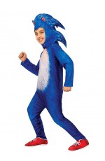 Kids Sonic Costume Jumpsuit