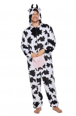 Adult Animal Milk Cow Jumpsuit