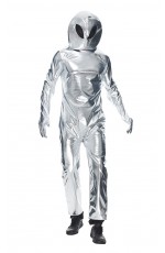 Adult Alien Silver Costume