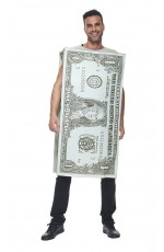 Unisex Dollar Bill Money Costume