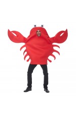 Unisex Crab Red Costume