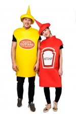 Adult Ketchup and Mustard Costume
