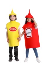Kids Ketchup or Mustard Costume