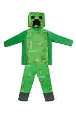 Kids Minecraft Green Costume