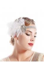 1920s Feather Headband 