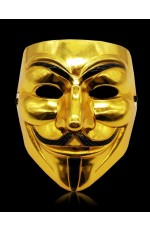 golden V For Vendetta Mask lx2025-3