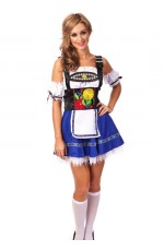 Blue Oktoberfest Beer Maid Inspired Halloween Costume