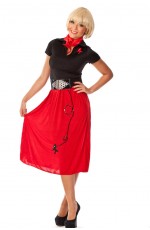 1950s poodle skirt costume