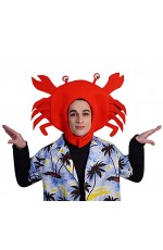 Red Crab Funny Hat  th029