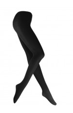 Black 80s 70s Disco Opaque Womens Pantyhose Stockings Hosiery Tights