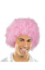 Funky Pink Unisex Afro Wig