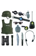 Kids Army Military Costume Set (14 items)