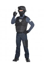 Kids FBI Cop Police Officer Costume Kits