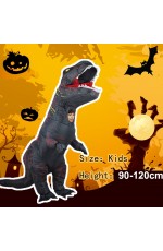 Grey Child T-Rex Blow up Dinosaur Inflatable Costume