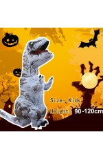 White Child T-Rex Blow up Dinosaur Inflatable Costume