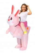Easter Bunny Carry Me Inflatable Costume