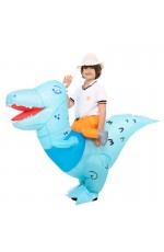 Kids Blue Ride on Inflatable Costume  tt2088